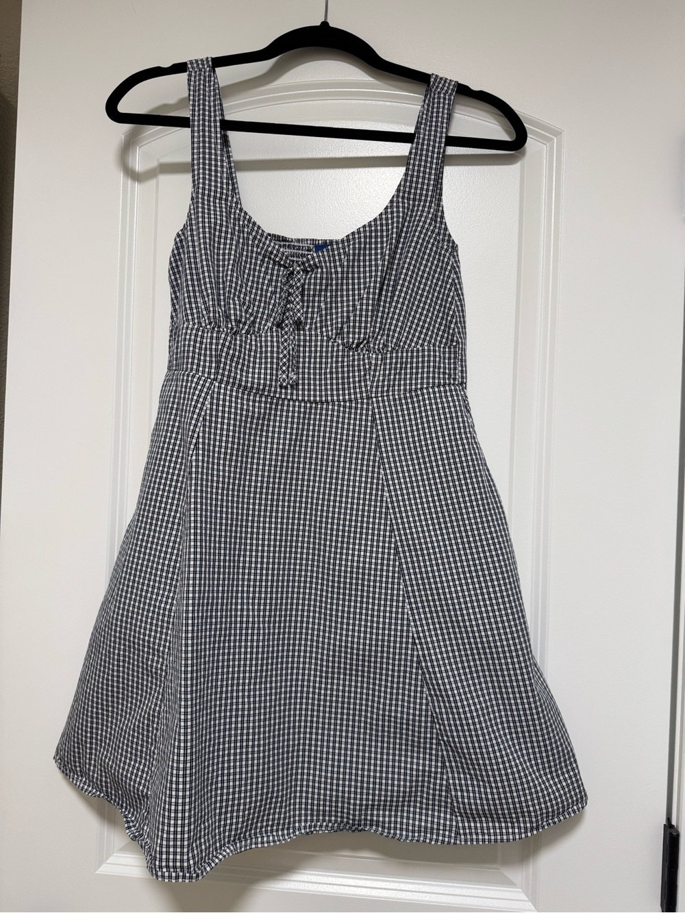 Old Navy Black and White Gingham Sundress
